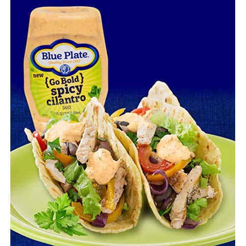 Blue Plate {Go Bold} Spicy Cilantro Sauce, 12 Ounce Squeeze