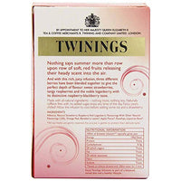Twinings Strawberry & Raspberry Tea - 20 Tea bags