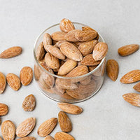 Nutty Gritties California Roasted Almonds, Lightly Salted, Dry Roasted, Non Fried, Zero Oil, Crunchy Healthy Snack - 200g