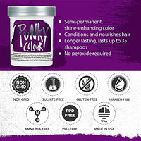 Jerome Russell Punky Semi Permanent Hair Color Conditioning, 100ml - Purple (Pack of 1)