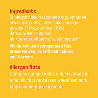 Slurrp Farm Baby Cereal, Ragi, Rice and Mango with Milk, Instant Healthy Food, NO Sugar NO Salt, Made with Natural Grains and Dates Powder, 200 g