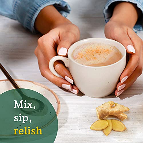 VAHDAM, INSTANT Tea Premix - Ginger (200g) | Real Ingredients - Black Tea & Ginger with Whole Milk Powder | Only 35 Calories Per Serving | 25 Servings