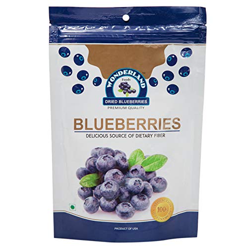 Wonderland Foods - Healthy & Tasty Californian Whole & Dried Blueberry 300g Pouch (100gX2)