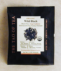 The Tao of Tea Wild Black Box Pyramid Sachets, 1.32 Ounce