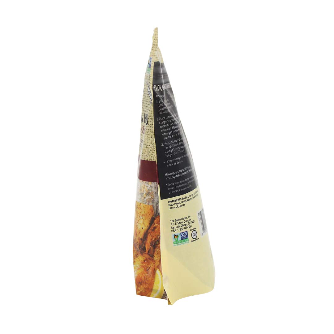 Spice Hunter Turkey Brine & Bag, Lemon, Garlic and Herb, 11 Ounce