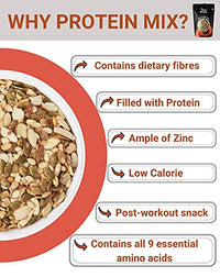 True Elements Protein Mix Seeds 250g - Mix of Nuts and Seeds | Trail Mix | Protein Snacks | Seeds for Eating