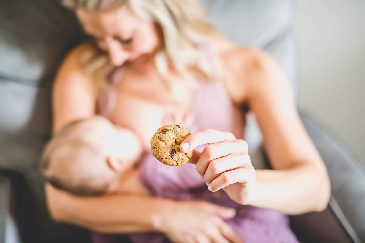 MilkBliss Peanut Butter Chip Soft Baked Lactation Cookies for Breastfeeding, All Natural and GMO Free Lactation Boosting Ingredients! Oats, Flaxseed, Brewers Yeast. 12 Count.
