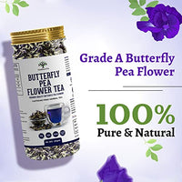 Vanalaya Organic Butterfly Pea Tea From Sun Dried Butterfly Pea Flowers For Stress Relief 25gm