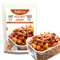 Fab Box Healthy Mix Nut Chaat, Almonds, Pistachios, Cashews & Raisins, Keto Friendly, 70 Grams