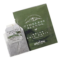 The Hillcart Tales TLB Indian Holy Basil Flavoured Green Tea Bags | 25+5 Teabag Pieces | 60 grms