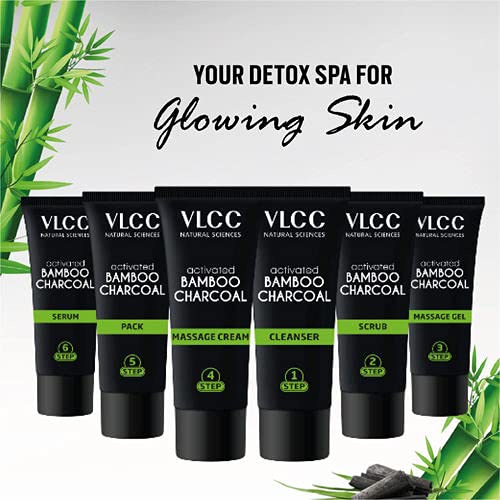 VLCC Activated Bamboo Charcoal Facial Kit, 60 g