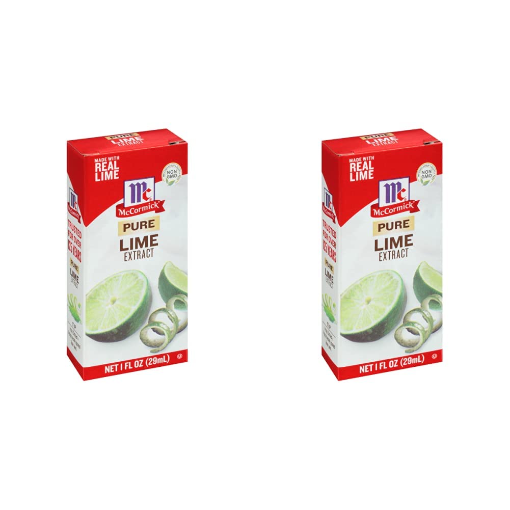 McCormick Pure Lime Extract, 1 fl oz (Pack of 2)