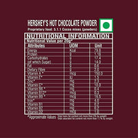HERSHEY's Hot Chocolate Drink Powder Mix, Brown, Large, 250 g