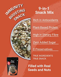 True Elements 9 in 1 Snack Mix 250g - Seeds for Eating | Nuts and Seeds Mix | Diet Snacks | Mix Seeds