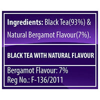 TE-A-ME Inspire Black Citrus Earl Grey Tea, 25 Tea Bags | Natural Bergamot Flavor | Luxurious Tea Bags | Strong & Highly Flavourful
