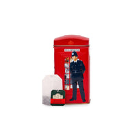 Ahmad Tea London Telephone Box Caddy Gift Tin, 20 Teabag, English Breakfast