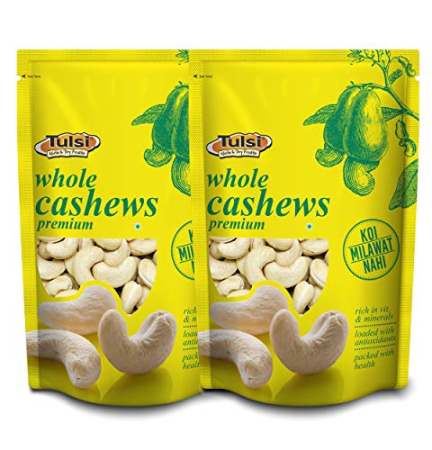 Tulsi Whole Cashews Premium 400g (200g x 2)