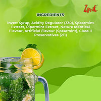 Zone Mojito Flavoured Bar Syrup, 240ml Bottle | Suitable for Cocktails, Mocktail, Drinks, Juices, Beverages and More | Non Alchoholic Mix | 12 Flavours Available