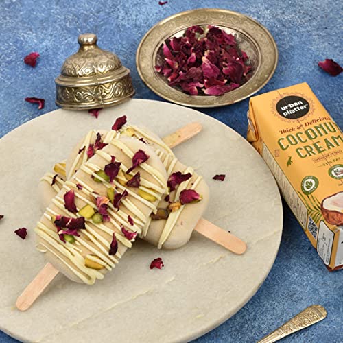 Urban Platter Unsweetened Coconut Cream, 250ml [23% Fat Content]