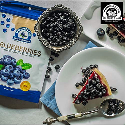 Wonderland Foods - Healthy & Tasty Californian Whole & Dried Blueberry 300g Pouch (100gX2)