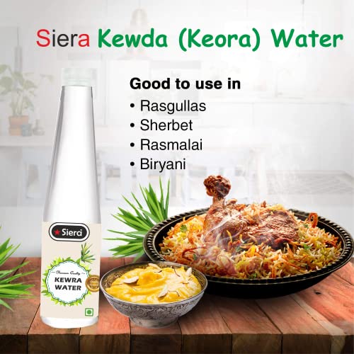 Siera Pure & Natural Kewra Water (Pandanus Water) - 200 Ml…