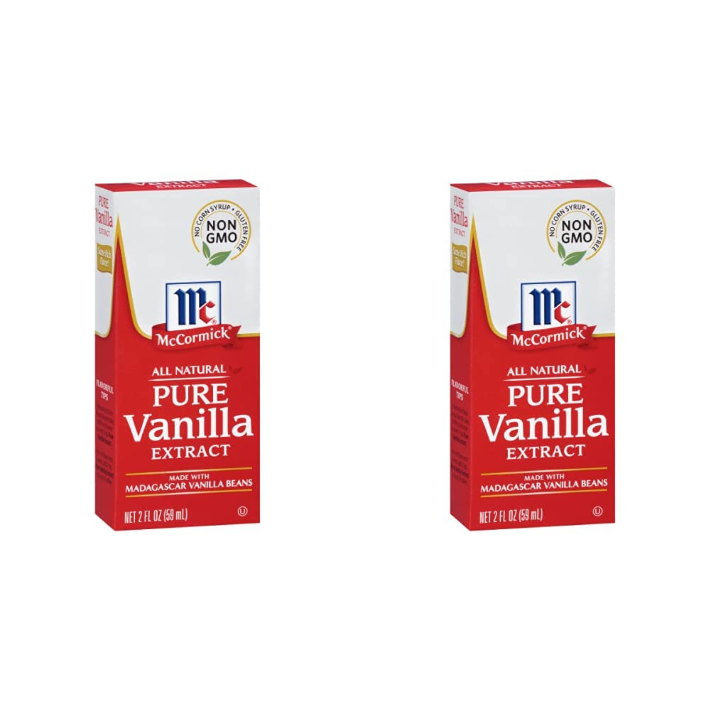 McCormick All Natural Pure Vanilla Extract, 2 fl oz (Pack of 2)