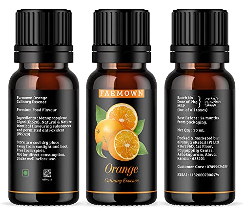 Farmown Premium Food Flavour Essence 30ml (Sweet Orange)