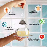 Tea Treasure Pure Chamomile, Calming and Soothing Sleep, for Stress & Anxiety, 18 Pyramid Bags