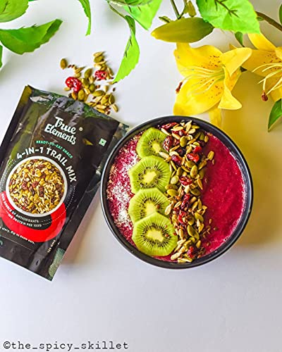 True Elements Seeds Combo for Eating 250g (5 in 1 Mix Seeds 125g + 4 in 1 Trail Mix 125g) - Roasted Seeds | Diet Snacks