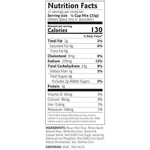 Gluten-Free Pancake and Waffle Mix by Birch Benders, Made with Brown Rice Flour, Potato, Cassava, Almond, and Cane Sugar, Family Pack, Just Add Water, 14 Ounce (1-pack)