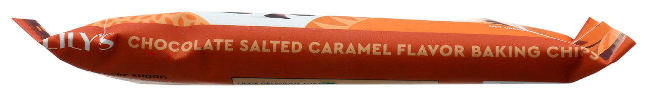 Lily's  Chocolate Baking Chips Chocolate Salted Flavor, Caramel, 9 Oz