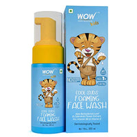 WOW Skin Science Cool Suds Foaming Face Wash with Aloe Barbadensis Leaf & Calendula Flower Extract - Tear Free - No Parabens, Sulphates, Silicones & Color - 100mL