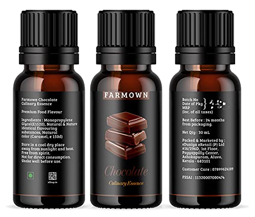 Farmown Premium Food Flavour Essence Combo Pack (Chocolate & Vanilla)