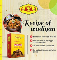 Ajnala Amritsari Urad Dal Medium Mirch Wadi,200 GMS Wadiyan