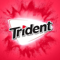 Trident Strawberry Twist Sugar Free Chewing Gum, 14 Sticks, 26 g