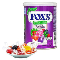 Fox's  Crystal Clear Mix Berries Flavoured Candy Tin, 180 g