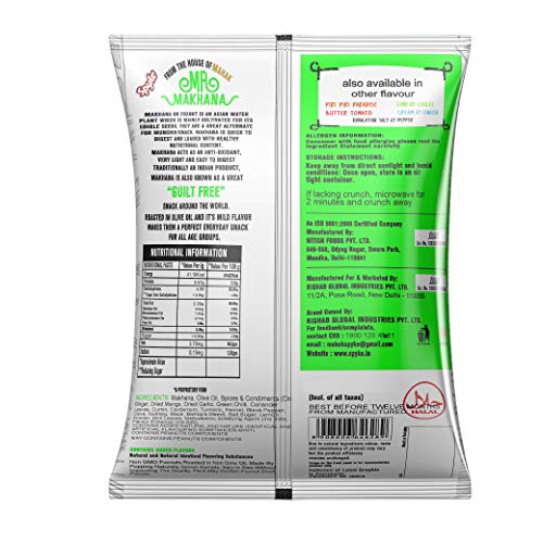 Mr. Makhana Roasted Makhana and Foxnuts : ( 3x75 gm ) | Healthy Snacks | Gluten Free | MSG Free | Antioxidant | Rich Calcium | Zero cholesterol (Pudina Party)