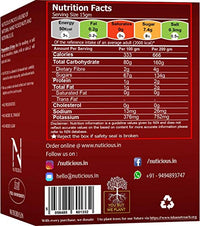 NUTICIOUS Premium Unsweetened Dried Cherries - 125G (Pack of 3)