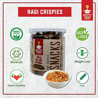 Nutty Yogi Ragi Chips | Ragi Chips | 100% Vegan & Gluten-Free | Crunchy, Spicy, Delicious | Diet Food For Weight Loss | Keto Snacks | Calcium-Rich, Low Sodium & Fat | Healthy Snacks | 100gm Pack of 2