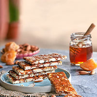 Paper Boat Honey Roasted Almond Bar, No Added Preservatives and Colours | Gajak | Sweets | Gazak (Pack of 10, 25g Each)