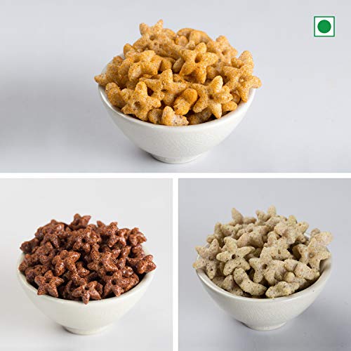 Slurrp Farm Healthy Ragi Snacks | Combo Pack of 4 - No Maida Banana Choco-Chip Pancake Mix and Pack of 3 Non-Fried Puffs