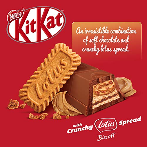 Kitkat Nestle Milk Mini Moments with Lotus Biscoff, 122.5 g