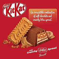 Kitkat Nestle Milk Mini Moments with Lotus Biscoff, 122.5 g