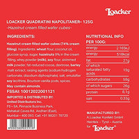 Loacker Quadratini Napolitaner(Hazelnut) 125g - Italy