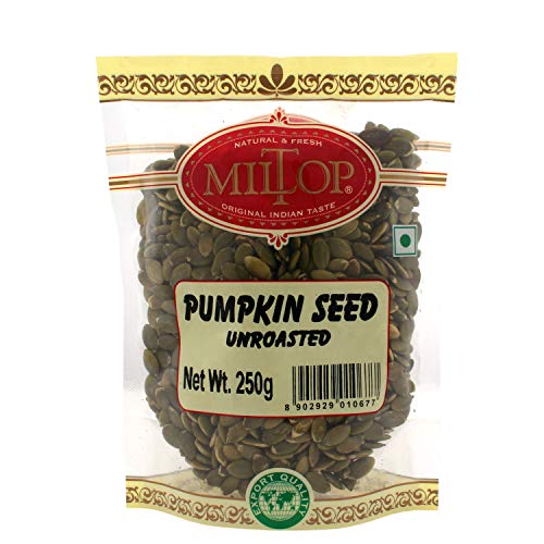 Miltop Premium Raw Unsalted Pumpkin Seed for Eating, 250g