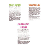 Meal of The Moment Makhana Super Pack -Assorted Flavors - Tomato Achaari & Cheddar Cheese, Cream N Onion (Pack of 3, 60g Each)