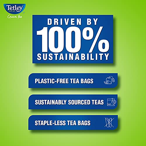 Tetley Green Tea Immune with Added Vitamin C, Lemon and Honey, 25 Tea Bags
