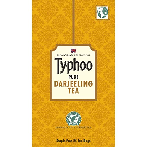 Typhoo Darjeeling Black Tea Bags (25 Tea Bags)