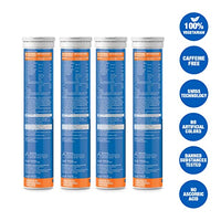 Fast&Up Reload Instant Energy and Hydration Sports Drink - 4 tubes with 20 tablets each - Lime&Lemon Flavour