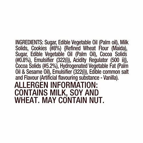 HERSHEY's Spreads Cocoa with Cookies 350g, Munsell Maroon & Blue